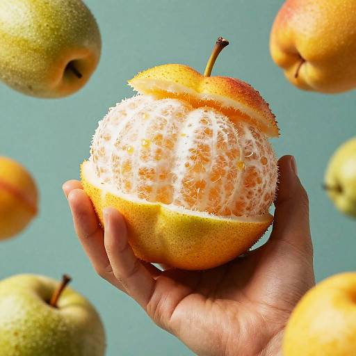 Surreal Degloved Fruit Art