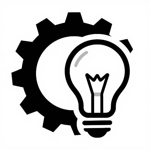 Innovation Gear and Lightbulb Logo