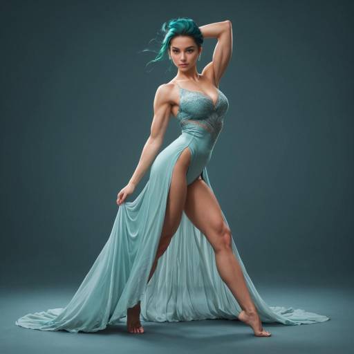 Graceful Athletic Woman in Elegant Fashion Graceful Athletic Woman in Elegant Fashion