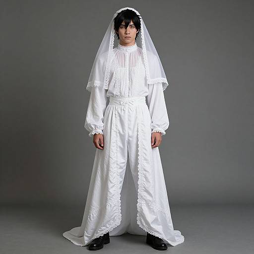 Renaissance Bride Crossdressing Portrait