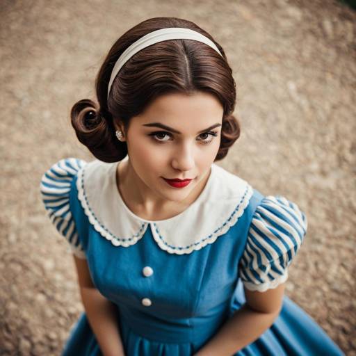 Vintage Dorothy Cosplay in Blue Dress