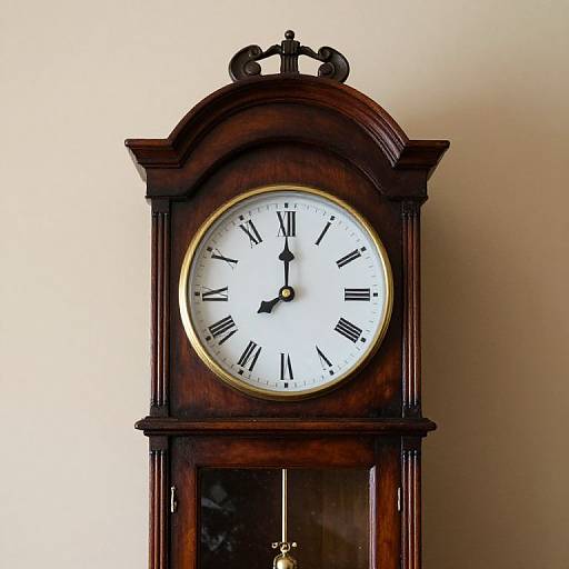 Timeless Grandfather Clock Bending Reality