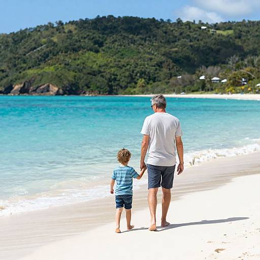 Father and Son Beach Day Adventure