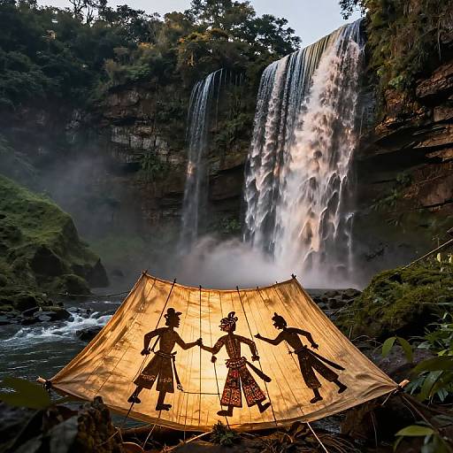 Shadow Puppetry at Waterfall Valley