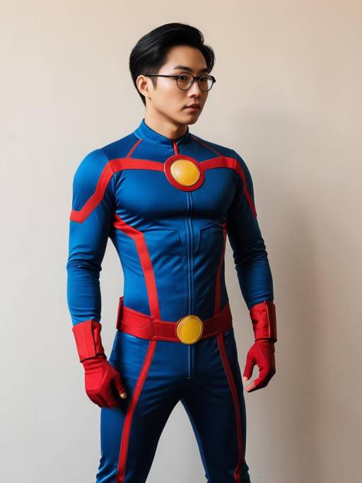 Man in The Atom Ryan Choi Cosplay Costume