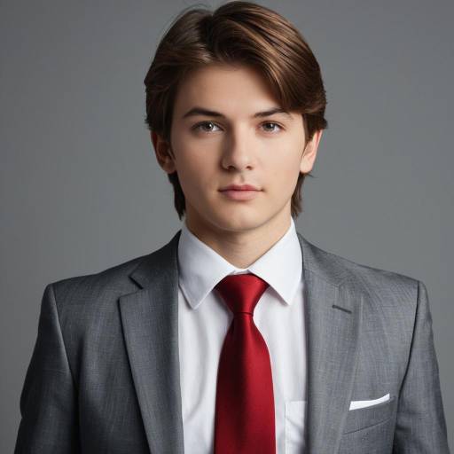 Modern Corporate Male Portrait with Necktie