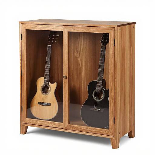 DIY Guitar Display Cabinet Plans