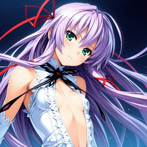 Illustration of Al azif, demonbane in the style of Watarai keiji