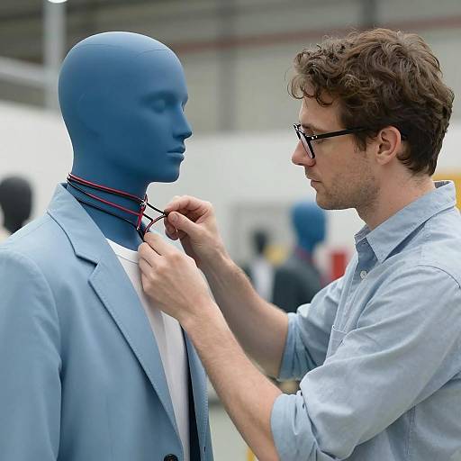 Mannequin Adjustment in Industrial Setting