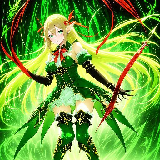 Illustration of Arisa (shadowverse), shadowverse in the style of Kaoming