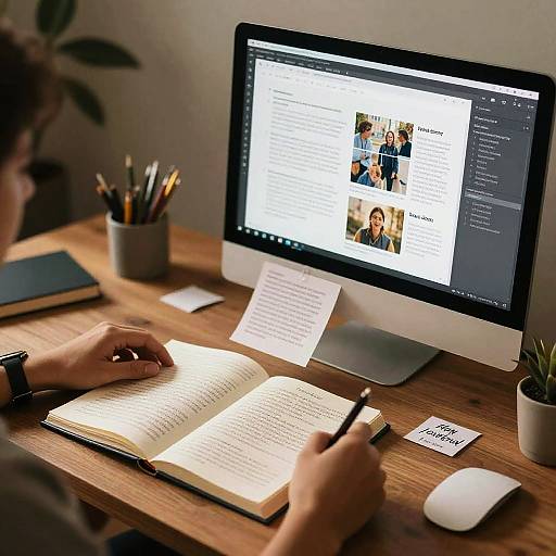 AI Journal Generator in Cozy Workspace