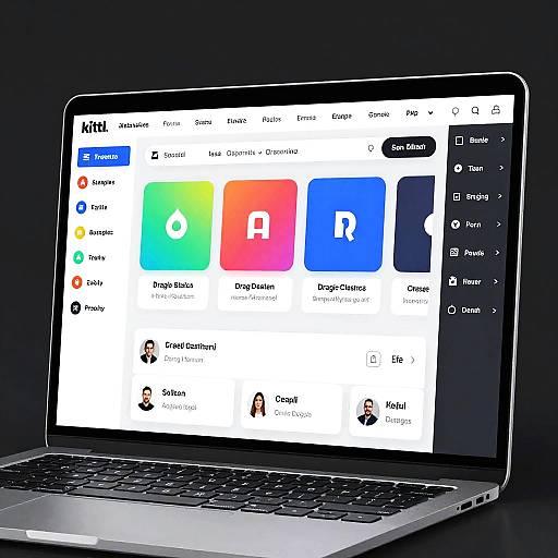 Modern Graphic Design Tool Interface