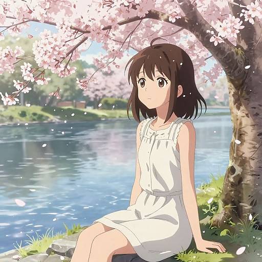 Anime Girl by Sakura Riverside