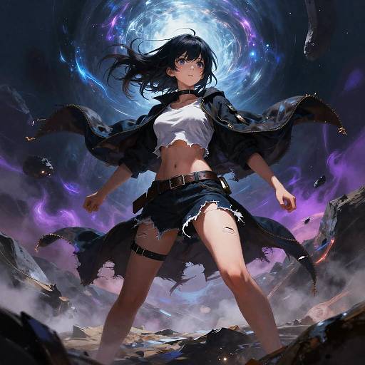 Cataclysmic Anime Girl Shattering Realms