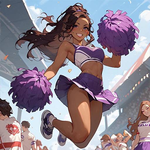 Bonnie Rockwaller Stadium Cheer Pose