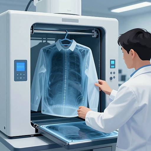 X-ray Visualization of Clothing in Lab