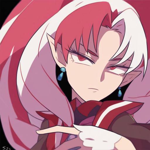 Illustration of Akagi towa, go! princess precure in the style of Ssalbulre