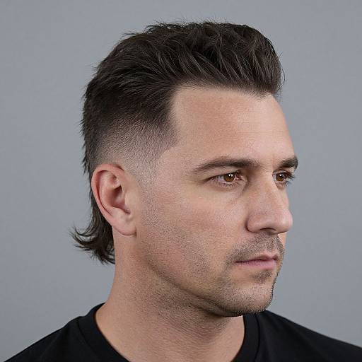 Realistic Portrait of European Man