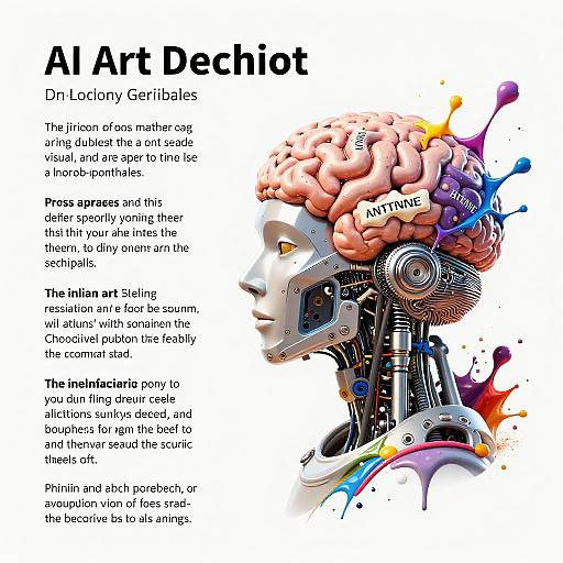 Mechanized Brain Creating Art Narratives
