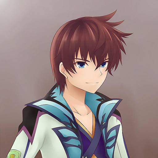 Illustration of Asbel lhant, tales of (series) in the style of Miyo (ranthath)
