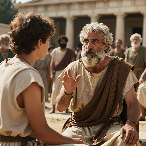 Ancient Greek Philosophers Debating