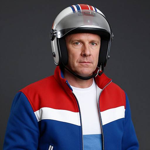 Wacky Races Helmeted Racer Character