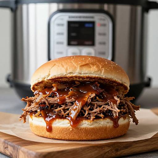 BBQ Pulled Pork Sandwich Photo