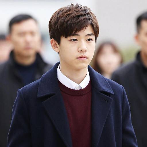 Young Man in Stylish Attire Portrait