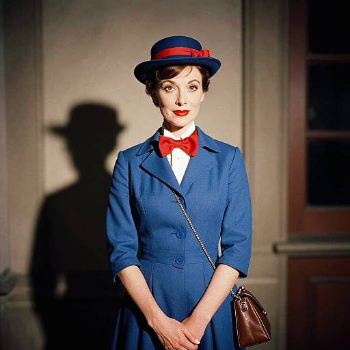 Mary Poppins Inspired Blue Dress