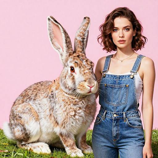 Pop Surrealism Rabbit Illustration