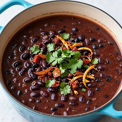 Hearty Black Bean Salsa Soup