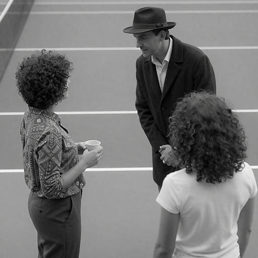 Noir Diptych: Conversation and Tennis