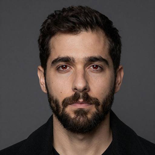 Intriguing Portrait of a Mysterious Man