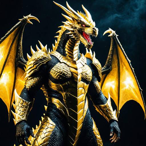 Enchanting King Ghidorah Cosplay Costume