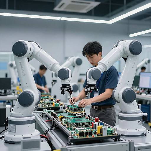 Futuristic Electronics Moving Collaboration