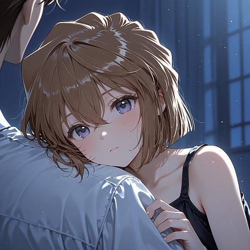 Illustration of Haibara ai, meitantei conan in the style of Shunsuke