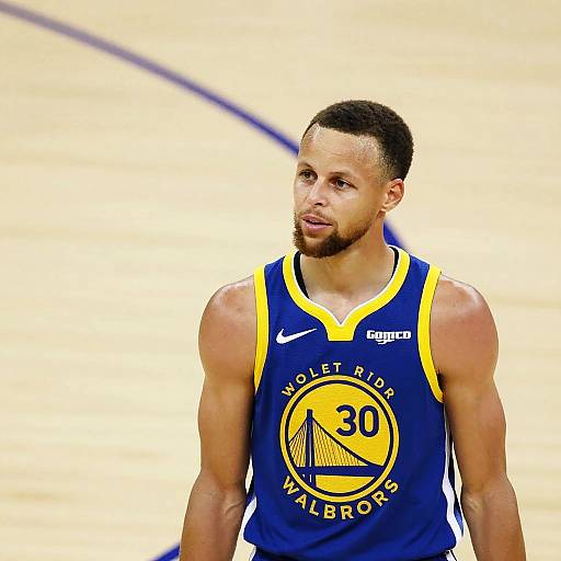 Thoughtful Portrait of Steph Curry