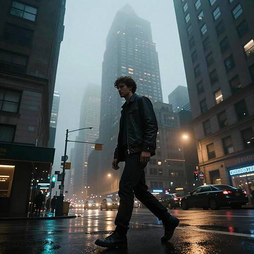 Léon in Foggy Urban Jungle