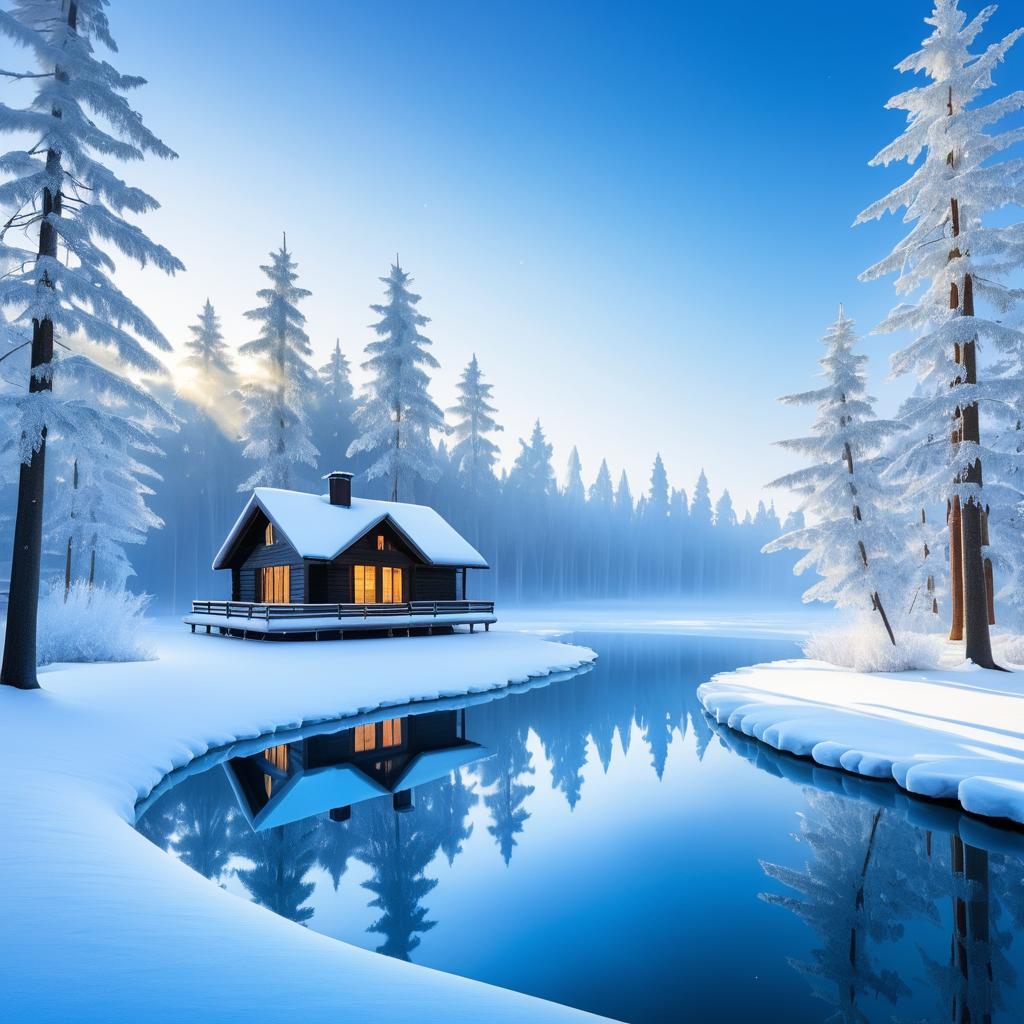 Winter Wonderland: A Serene Snow Scene