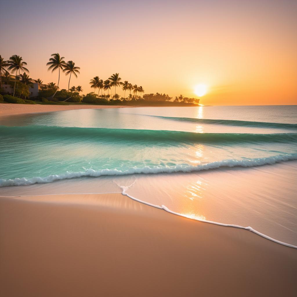 Tranquil Beach Sunset Photography