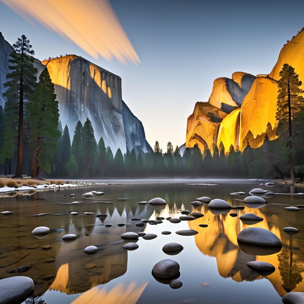 Stunning Yosemite Sunrise Wall Art