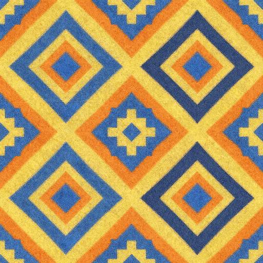 Vibrant Tribal Digital Patterns