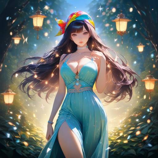 Confident Character in Enchanted Forest Confident Character in Enchanted Forest