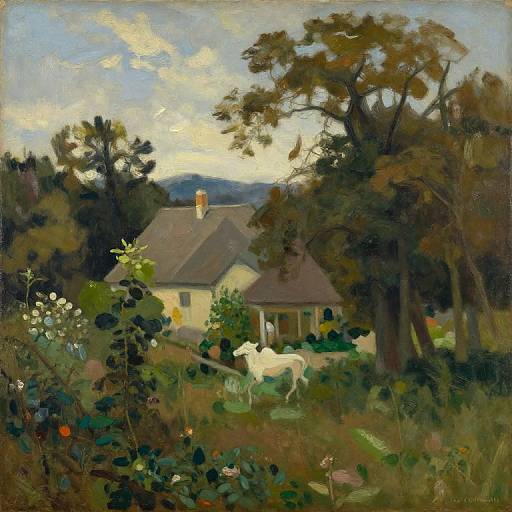 Henri Joseph Harpignies La Clairière