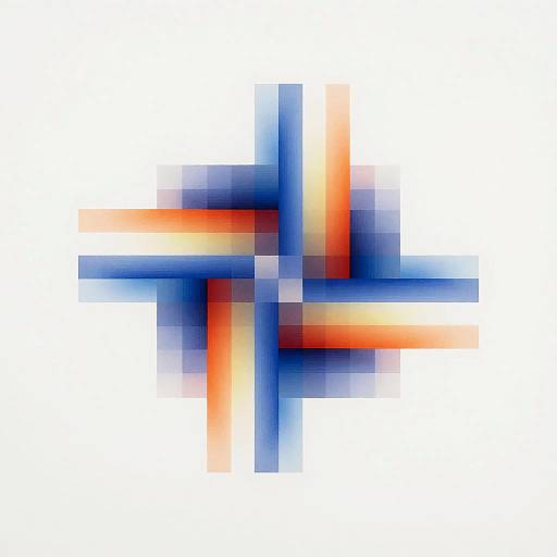 Abstract Cartesian Geometry Art