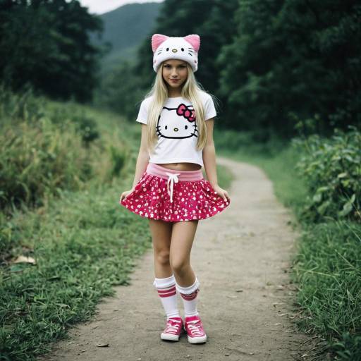 Realistic Hello Kitty Pants Costume for Girls
