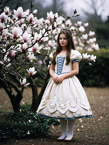 Princess Magnolia in Floral Dress