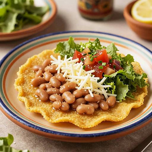 Colorful Sope with Fresh Toppings