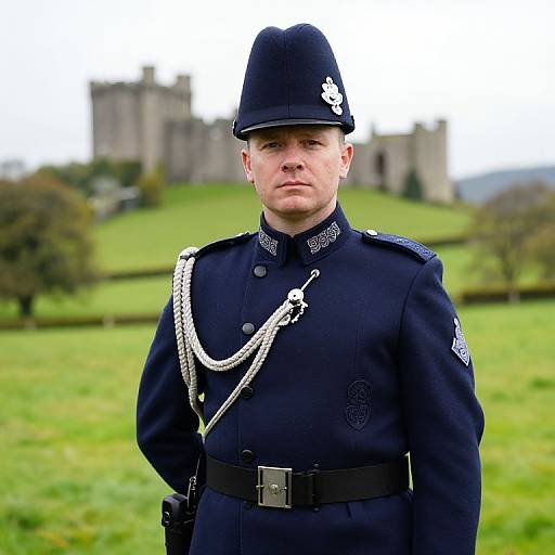 Irish DPM Officer with Celtic Patterns