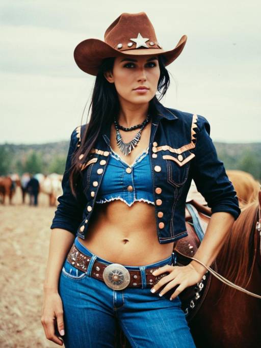 Cowboy Costume Editorial Photography